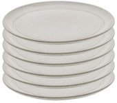 Staub Set de platos planos 15cm, 6-pzs, cerámica, blanco trufa
