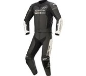 Alpinestars GP Force Chaser Traje de cuero de motocicleta de dos piezas - Negro Blanco (50)