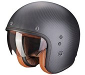 Scorpion Belfast Evo Carbon Casco Jet - Negro (S)