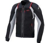 Alpinestars Troop-Air Pro Chaqueta protectora - Negro Gris Rojo (L)