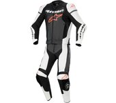 Alpinestars GP Force Lurv Traje de cuero de moto de dos piezas perforado - Negro Blanco Rojo (58)