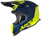Just1 J18 Pulsar MIPS Casco de motocross - Azul Amarillo
