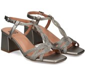 Bibi Lou Sandalias Con Tacón Mujer - Plata Talla 37