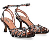Bibi Lou Sandalias Con Tacón Mujer - Plata Talla 37