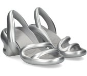 Camper Sandalias Con Tacón Mujer - Plata Talla 37