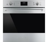 Smeg Classic SF6300TVX horno 70 L 3000 W Negro, Acero inoxidable