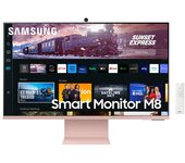 Samsung M80C pantalla para PC 81,3 cm (32") 3840 x 2160 Pixeles 4K Ultra HD LCD Rosa