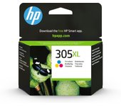 HP Cartucho de tinta Original 305XL de alta capacidad tricolor