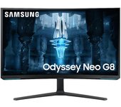 Samsung G85NB pantalla para PC 81,3 cm (32") 3840 x 2160 Pixeles 4K Ultra HD LED Blanco