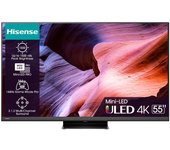 Hisense 55U8KQ Televisor 139,7 cm (55") 4K Ultra HD Wifi Negro, Gris 500 cd / m²