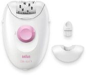 Braun Silk-épil 1 1-010 depiladora 20 pinzas Rosa, Blanco