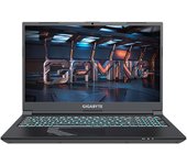 GIGABYTE Gaming KF5-53PT353SD Intel® Core™ i5 i5-13500H Portátil 39,6 cm (15.6") Full HD 16 GB DDR5-SDRAM 512 GB SSD NVIDIA GeForce RTX 4060 Wi-Fi 6E (802.11ax) FreeDOS Negro