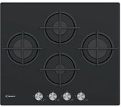 Placa Cristal Gas Candy CSG6DPB | 4 Zonas | Negro | Cristal Templado