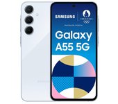 Samsung Galaxy A55 5G 16,8 cm (6.6") Ranura híbrida Dual SIM Android 14 USB Tipo C 8 GB 256 GB 5000 mAh Azul
