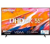 Hisense 55A6K Televisor 139,7 cm (55") 4K Ultra HD Smart TV Wifi Negro 300 cd / m²