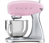 Smeg SMF02PKEU batidora Batidora de varillas 800 W Rosa, Plata