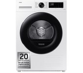 Samsung Secadora con Bomba de Calor 9Kg Blanca con OptimalDry™ Clase A+++ DV90CGC2A0AEEC