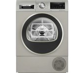 Bosch Serie 6 WQG2450XES secadora Independiente Carga frontal 9 kg Gris, Acero