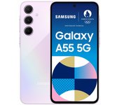 Samsung Galaxy A55 5G 16,8 cm (6.6") Ranura híbrida Dual SIM Android 14 USB Tipo C 8 GB 256 GB 5000 mAh Lila