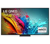 LG QNED 75QNED87T6B 190,5 cm (75") 4K Ultra HD Smart TV Wifi Negro, Plata