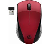 HP Ratón inalámbrico 220 (Rojo Ocaso)