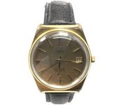 RELOJ ALTA GAMA UNISEX OMEGA SEAMASTER AUTOMATIC DATE (CAJA 36MM PULSERA NO ORIGINAL DE PIEL)