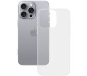 Ksix Funda Flexible Para Iphone 16 Pro Max, Antihuellas, Resistente, Ligera, Compatible Carga Inalámbrica, Transparente