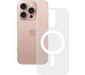 Ksix Funda Rígida Aro Magnético Compatible Con Carga Inalámbrica Transparente para iPhone 16 Pro