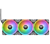 Thermaltake SWAFAN EX14 RGB PC Cooling Fan TT Premium Edition Pack de 3 Ventiladores 140 mm Negro
