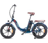 Fafrees F20 Pro Bicicleta Eléctrica E-Bike 250w Autonomía 80km con Frenos de Disco Azul Brillante