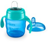 Avent Vasito Azul Boquilla Blanda +6 meses 200 ml