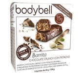 Bodybell Barrita Chocolate Crunch Pistacho 5 Unidades