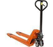 eurokraft basic Carro elevador manual, carga máx. 2500 kg, ruedas de carga de poliuretano, en tándem, a partir de 3 unid.
