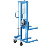 eurokraft pro Apiladora de manivela, carga máx. 300 kg, altura 1650 mm