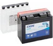 Exide Batería de moto  et12b-bs 10ah 160a 12v