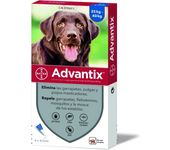 Advantix  Pipetas Antiparasitarias Para Perros Grandes De +25kg 4 Pipetas.