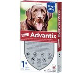 Advantix  Pipetas Antiparasitarias Para Perros Grandes De +25kg 1 Pipeta