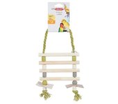 Zolux Escalera De Cuerda Con 4 Peldaños Para Pájaros 15 X 31 Cm