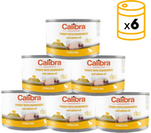 6x200 Gr Pack De Latas Calibra Con Pavo Y Arándanos Para Gatos Esterilizados