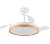 Ventilador led aspas plegables panam cct dim (72w)