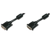 Digitus Cable de Extensión DVI 24+1 M/F 10m DVI-D Dual Link Ferrita