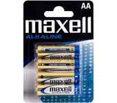 Maxell Alkaline 4 Pilas LR6-AA