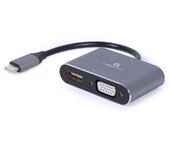 Gembird Adaptador USB-C a HDMI/VGA
