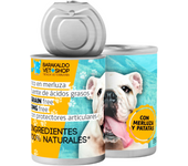 Comida Húmeda para Perros Grain Free Merluza y Patatas Barakaldo Vet Shop Marrón 400 gr