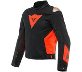 Dainese Energyca Air Tex Chaqueta textil para motocicleta - Negro Rojo (44)