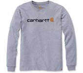 Carhartt EMEA Workwear Signature Graphic Core Logo Longsleeve - Gris (XL)