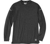 Carhartt Lightweight Durable Relaxed Fit Manga larga - Negro Gris (S)