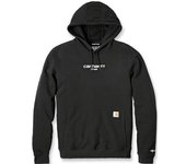 Carhartt Force Relaxed Fit Lightweight Logo Graphic Sudadera - Negro (XL)