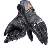 Dainese Carbon 4 Long Guantes de motocicleta para damas - Negro Blanco (S)