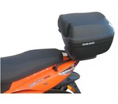 SHAD TOP MASTER KYMCO AGILITY 50 SR Conexión en mayúsculas - Negro